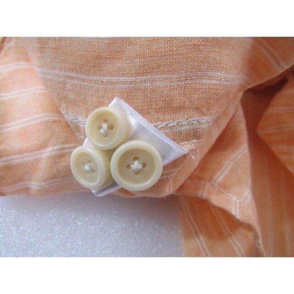 Tommy Bahama Relax Yellow Stripe Linen Button Down Shirt XXL/TG - Picture 6 of 7